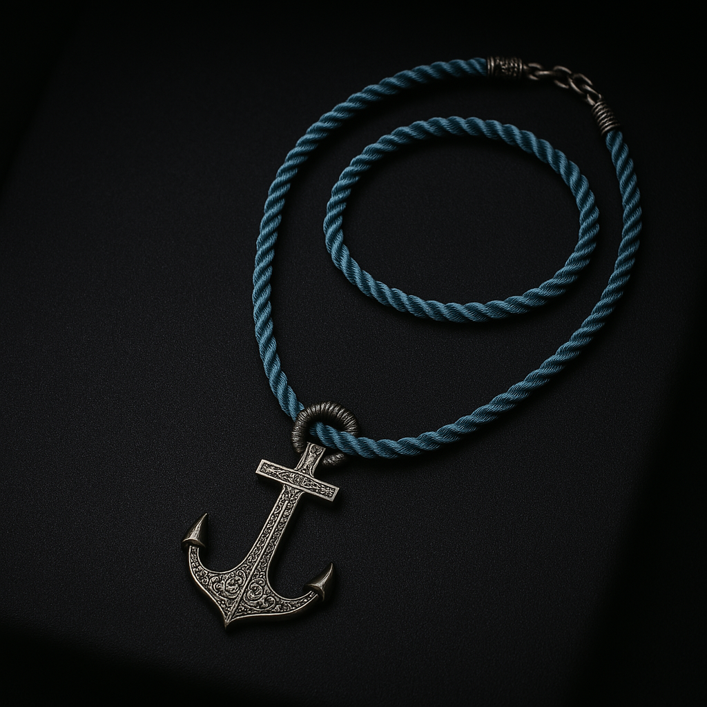Silver Anchor Pendant